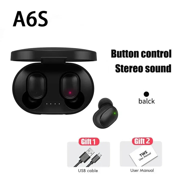 Wireless Tooth Earbuds With Noise Cancelling Mic