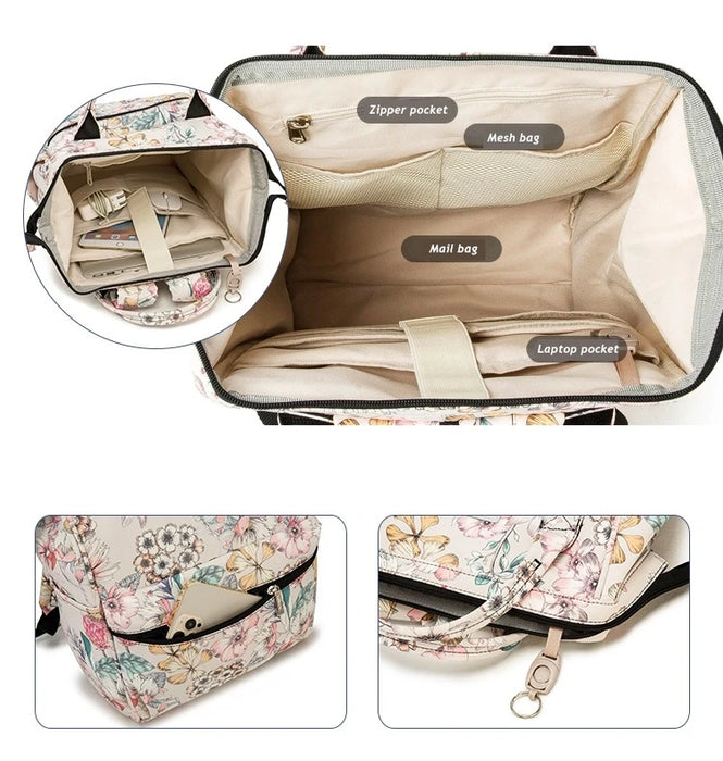 For Macbook Mens 14,15.4 Inch Shoulder Notebook Flower Case Laptop Bag