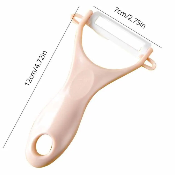 1 Piece Pink Ceramic Fruit Peeler