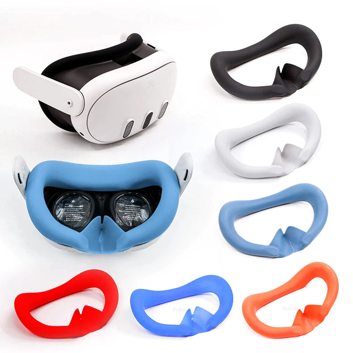 For Quest 3 Vr Dustproof Replaceable Sweatproof Silicone Mask Protective Cover