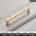 Modern Brushed Zinc Cabinet Handles