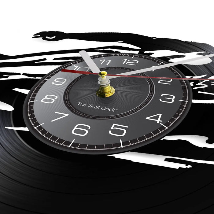 Swimming Vinyl Record Clock