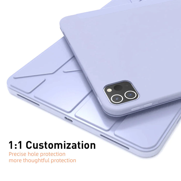 Smart Magnetic Flip Stand Tpu Back Cover For Ipad Pro 11 12.9 Tablet