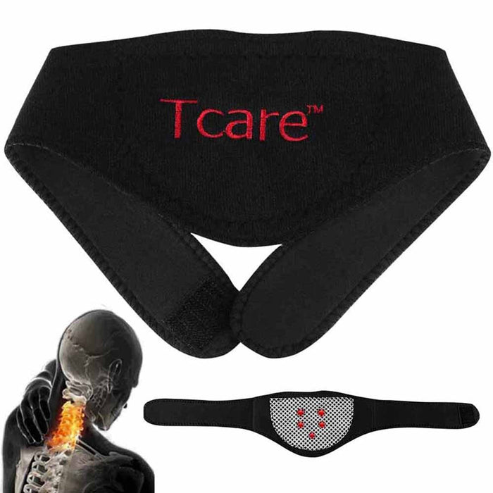 Self Heating Magnetic Therapy Neck Wrap Belt For Pain Relief Cervical Vertebra