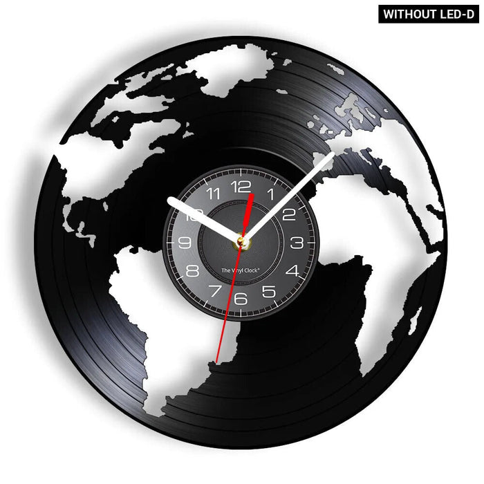 Modern 3D Earth Wall Clock