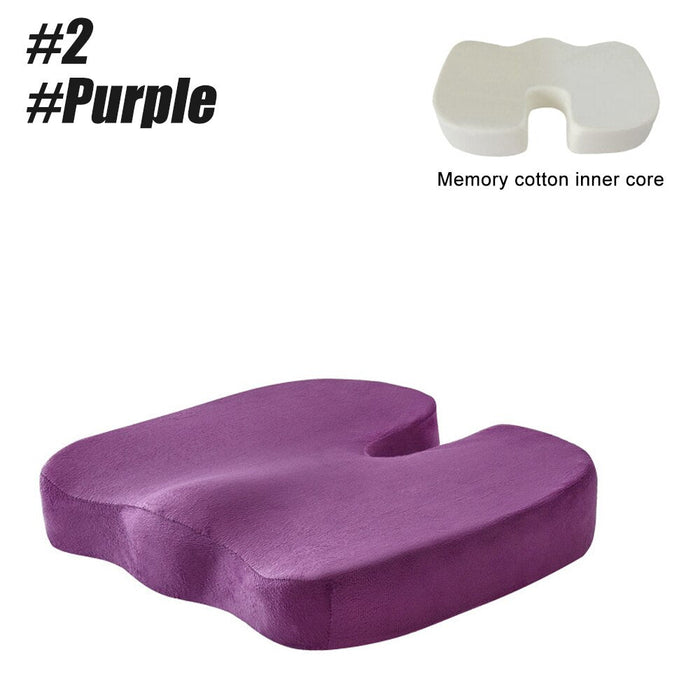 Donut Cushion Orthopedic Tailbone & Coccy Memory Foam Pillow Relieve Pain Pressure