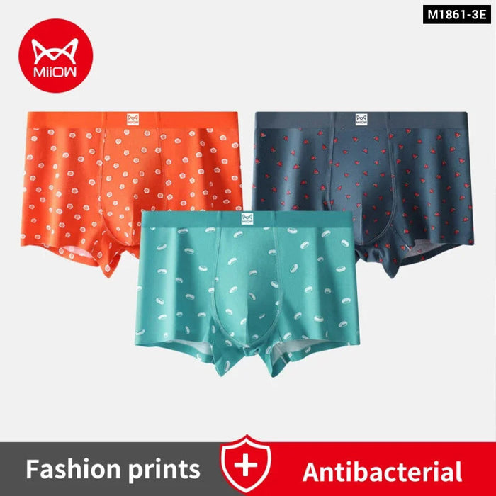 Antibacterial Mens Boxer Briefs Set