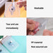 10pcs Transparent Self Adhesive Wall Hang Drawing Nails