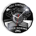 Boxing Gym Vinyl Record Wall Clock