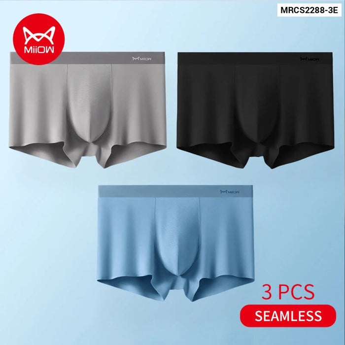 3 Piece Antibacterial Modal Mens Boxers