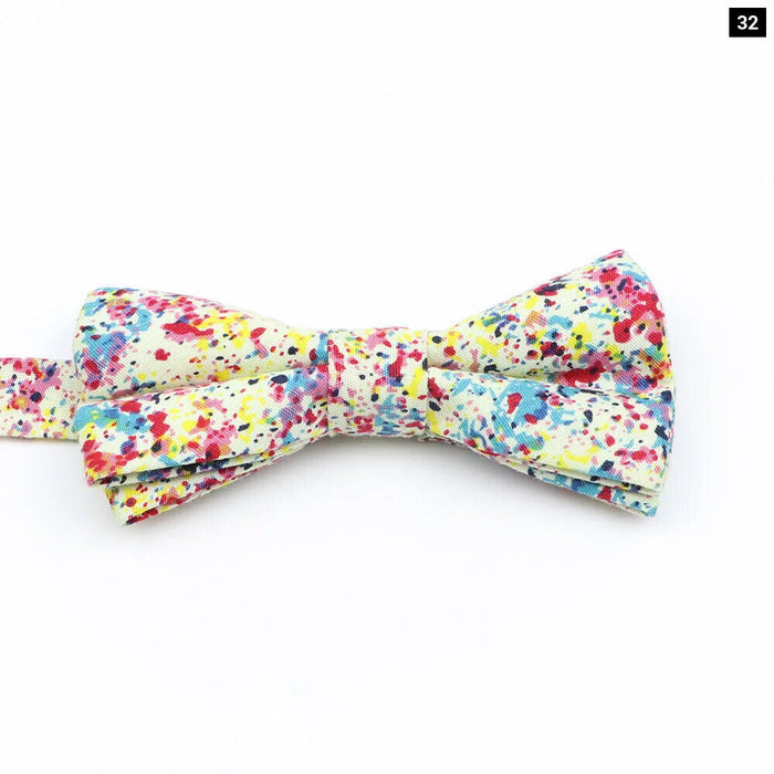 Colourful Floral Bow Ties Fashionable And Fun For Kids