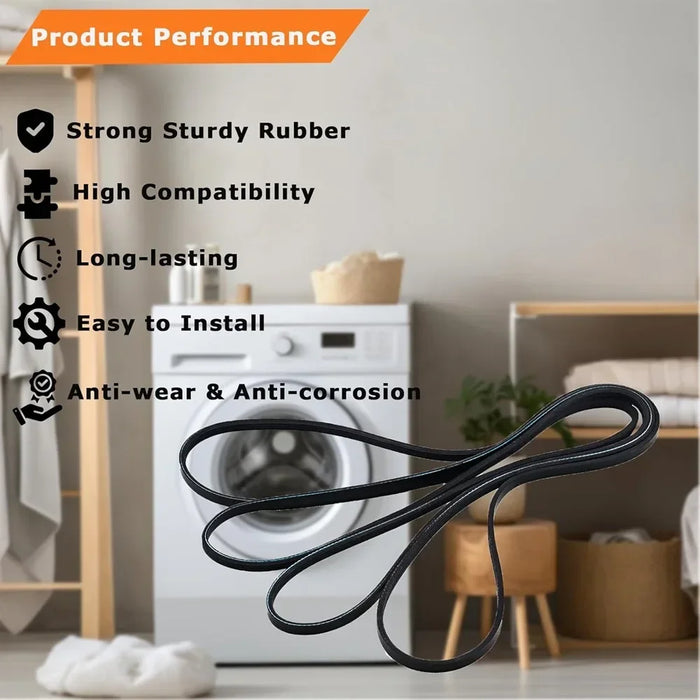 4400El2001F Dryer Drum Belt Compatible With Kenmore Ge Lg 4400El2001A 4400El2001C 4400El2001E Ap5972814 Ps11705916 Eap11705916