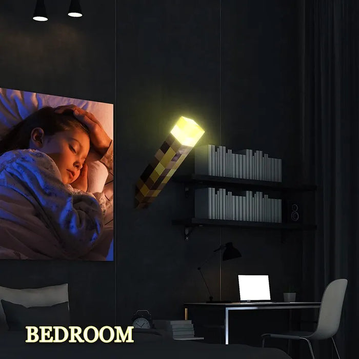 Usb Rechargeable Led Torch Lamp For Bedroom Decor