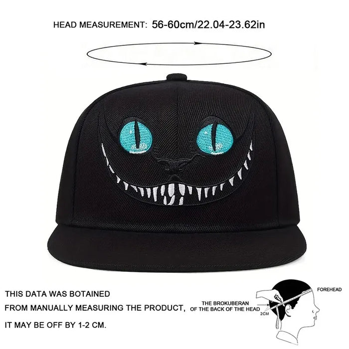 Cartoon Cat Embroidered Baseball Cap / Hat