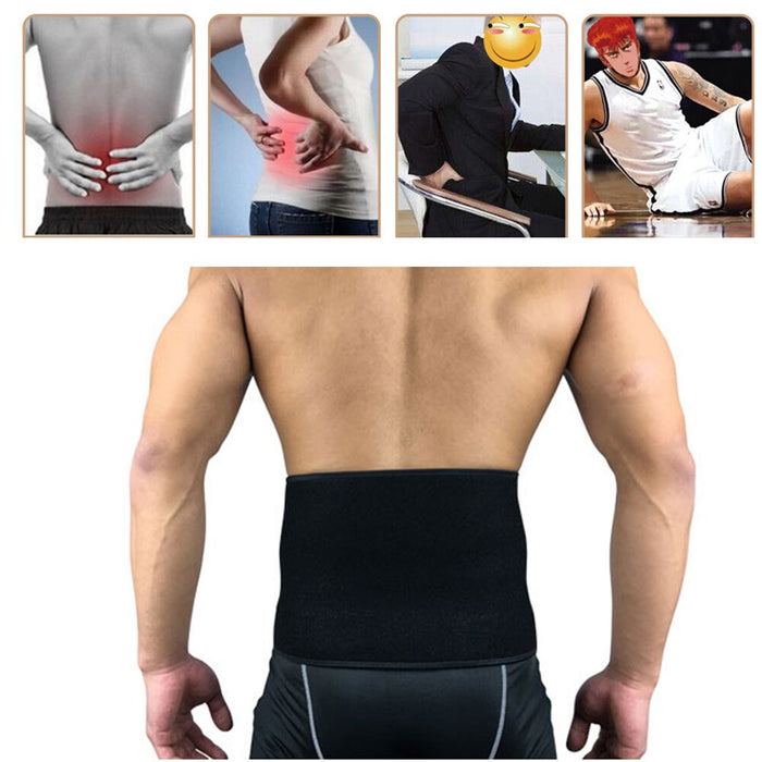 Adjustable Neoprene Abdominal Trainer Back Support Weight Loss Body Shaper