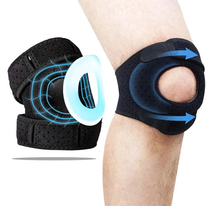 1Pc Patella Knee Strap With Gel Pad For Knee Pain Arthritis Tendonitis