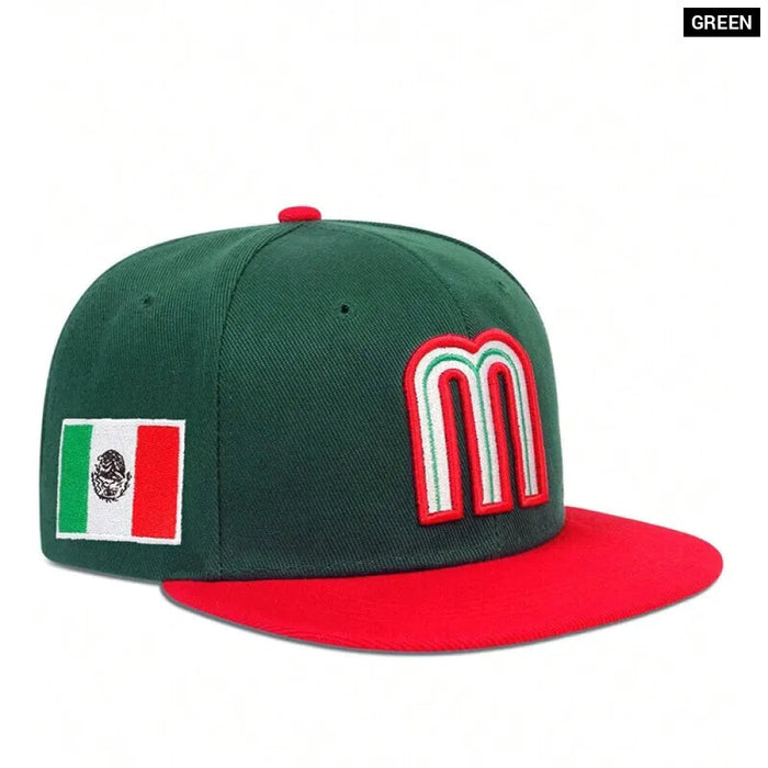 Adjustable Letter M Embroidery Baseball Cap / Hat