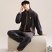 Mens Winter Pajama Set With Zipper