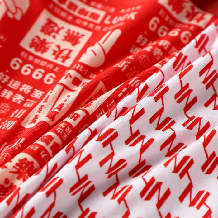 3pc Red Print Cotton Mens Underwear