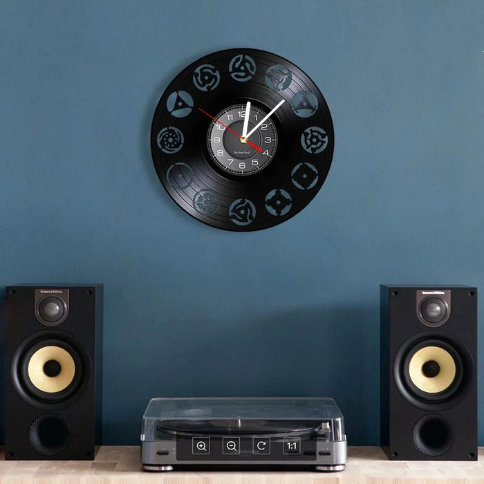 Retro Vinyl Record Wall Clock