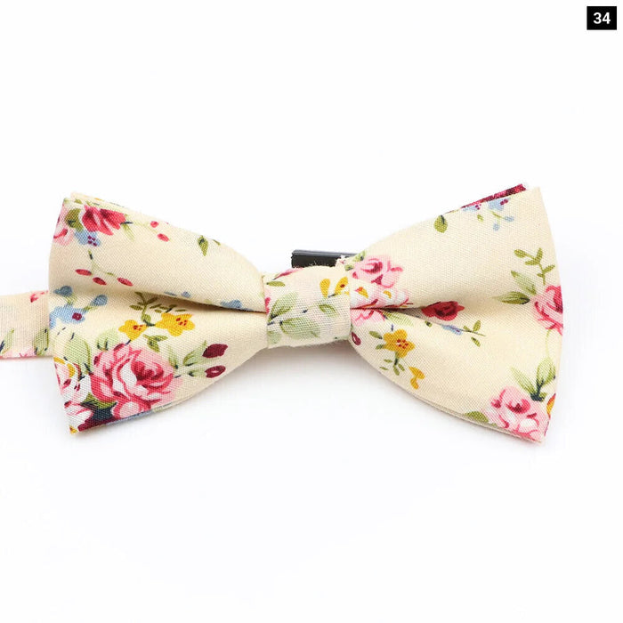 Colourful Floral Bow Ties Fashionable And Fun For Kids