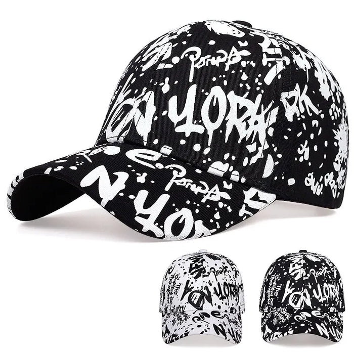 Spring / Autumn Graffiti Print Baseball Cap / Hat