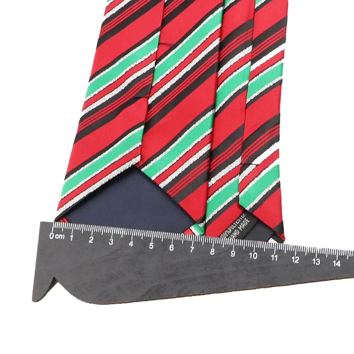 Christmas Tie Festive Snow Santa Claus Necktie For Men And Women