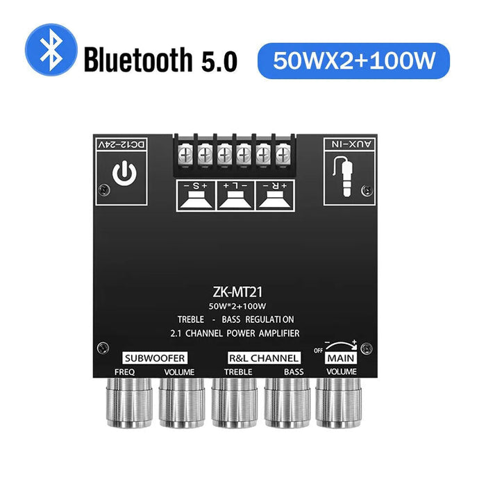 Zk Mt21 Bluetooth 5.0 2.1 Subwoofer Amplifier Board