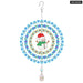 Smiley Crystal Snowmen Suncatcher For Christmas Decor