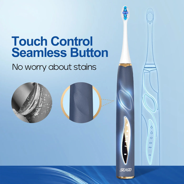 Child Electric Toothbrush 12 Years 5 Modes Rechargeable Pressure Sensor