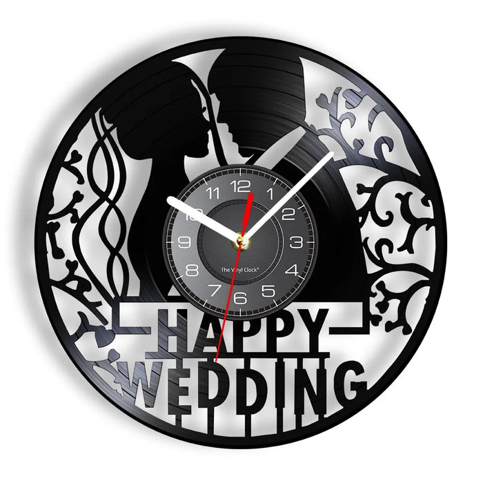 1St Anniversary Custom Wall Clock