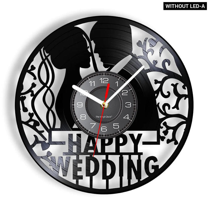 1St Anniversary Custom Wall Clock