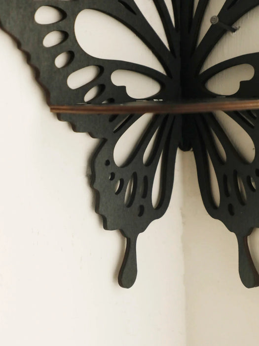 Boho Butterfly Corner Shelf For Home Decor