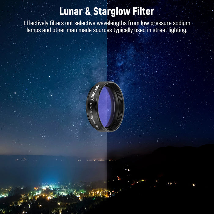 Enhance Lunar Observation With 1.25 Telescope Moon & Cpl Filter Set