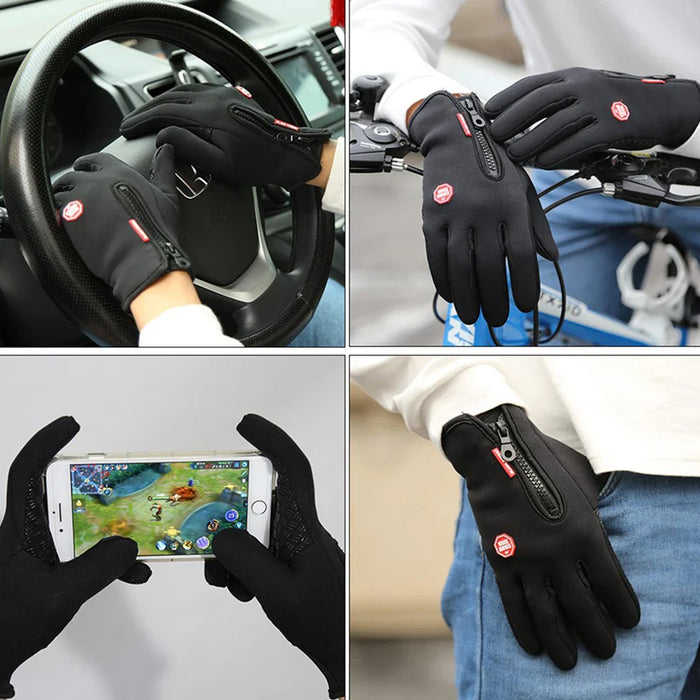 Waterproof Touch Screen Winter Gloves For Cycling