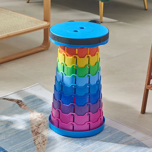 Portable Folding Telescopic Stool