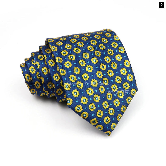 Blue Paisley Necktie For Weddings And Daily Wear