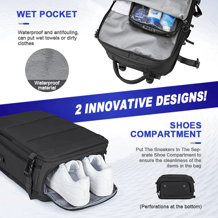 Mens Waterproof Laptop Backpack