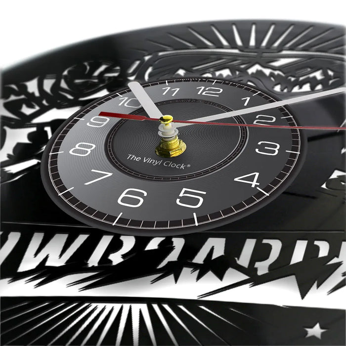 Snowboarding Vinyl Record Wall Clock