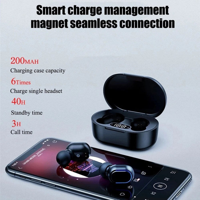 E7s Tws Bluetooth Headset Wireless In Ear Stereo Noise