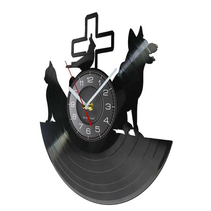 Vet Clinic Vinyl Wall Clock