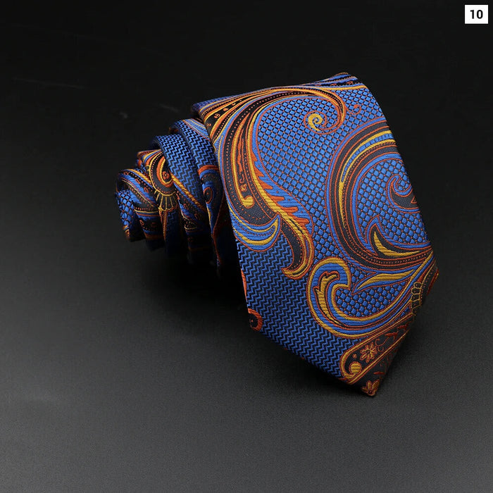 Classic Paisley Tie Luxury Business And Wedding Accessory