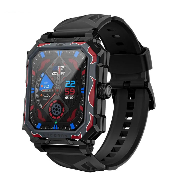 Waterproof Fitness Tracker BT Calls Heart Rate Monitor Sport Smart Watch