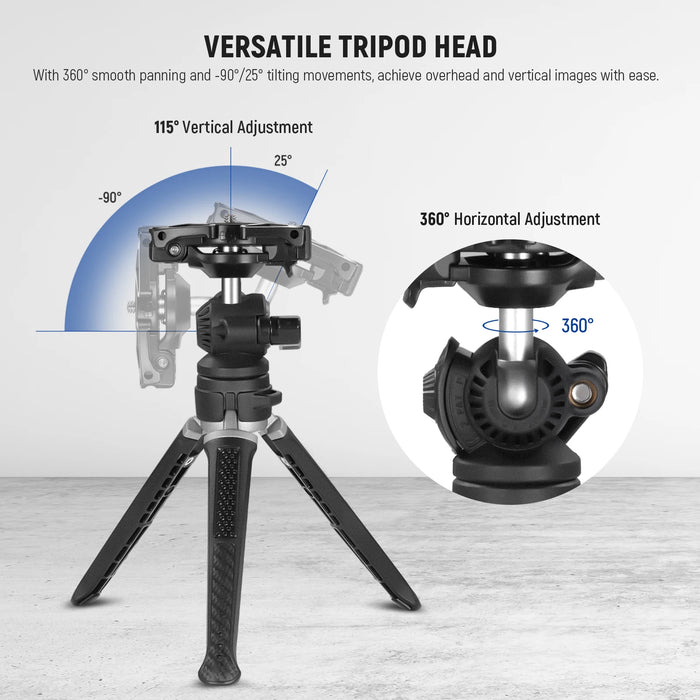 Flexible Mini Tripod For Vlogging & Filming Phone & Action Camera Compatible