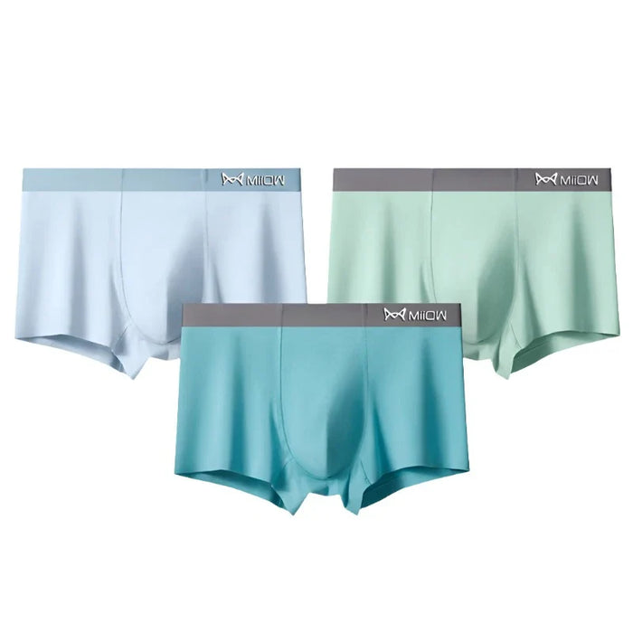 Pack Of 3 Antibacterial Cotton Boxer Shorts For Men