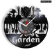 Greenhouse Gardening Wall Clock