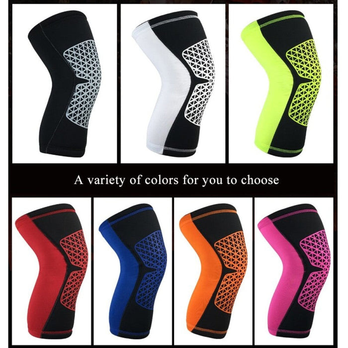 1Piece Elastic Nylon Sports Knee Sleeves Braces For Fitness Running Cycling