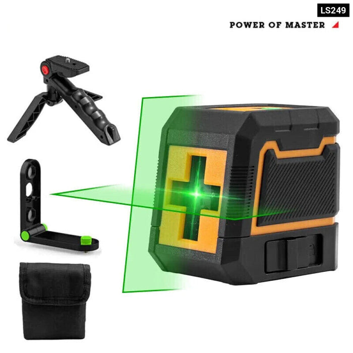 Hilda 2 Line Laser Level Self Leveling Green Laser Beam