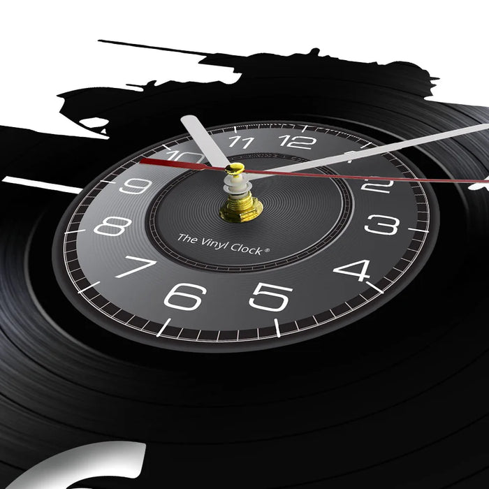 Army Tank Vinyl Record Wall Clock