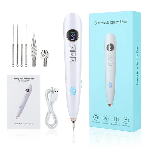 9 Mode Lcd Mole Removal Pen For Tattoo Freckle Dark Spot